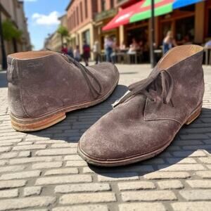 Clarks Originals Men's  US 10 10M EU 43 Brown Suede Leather Lace Up Chukka Boots